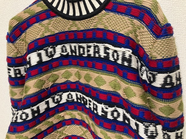 JW Anderson ジェイダブリュアンダーソン ボーダーニット ロゴ Mサイズ