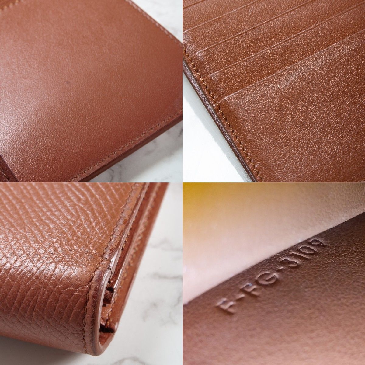 極美品】CELINE(セリーヌ)ラージストラップウォレット 二つ折り 極美品】CELINE(セリーヌ)ラージストラップウォレット 二つ折り