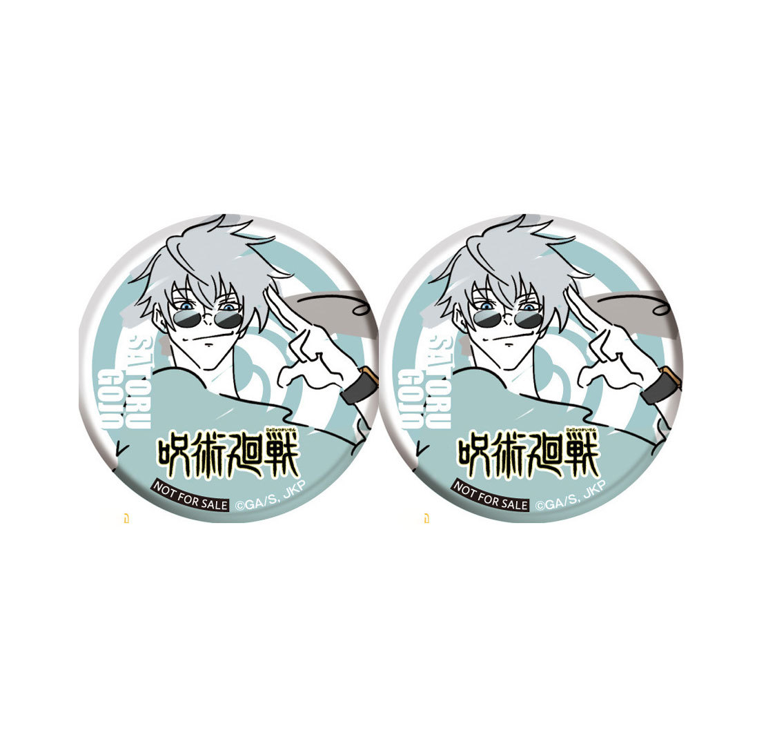 ■呪術廻戦 セブンイレブン限定オリジナル缶バッジ SATORU GOJO/五条悟×2個セット■