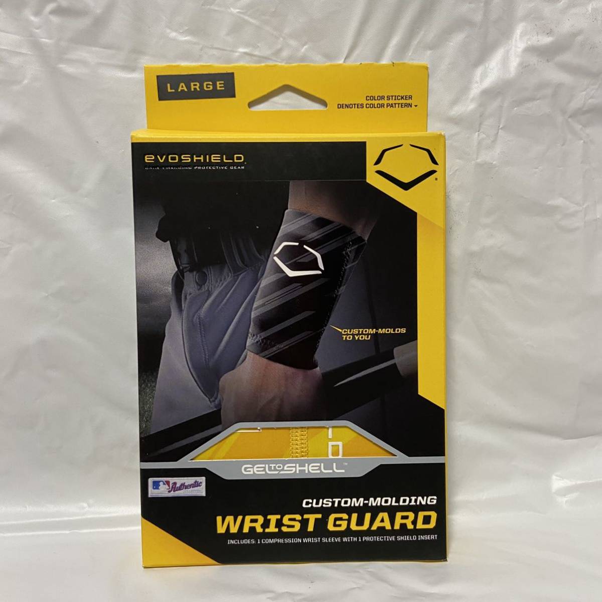 新品 Evoshield リストガード イエロー Lサイズ エボシールド 新品 Evoshield リストガード イエロー Lサイズ エボシールド