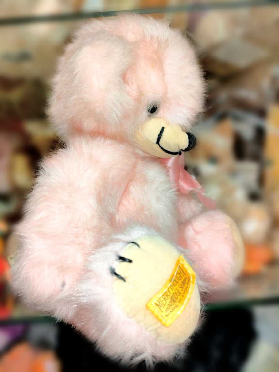 ビンテージ◇メリーソート ピンク チーキー テディベア ビンテージ◇メリーソート ピンク チーキー テディベア