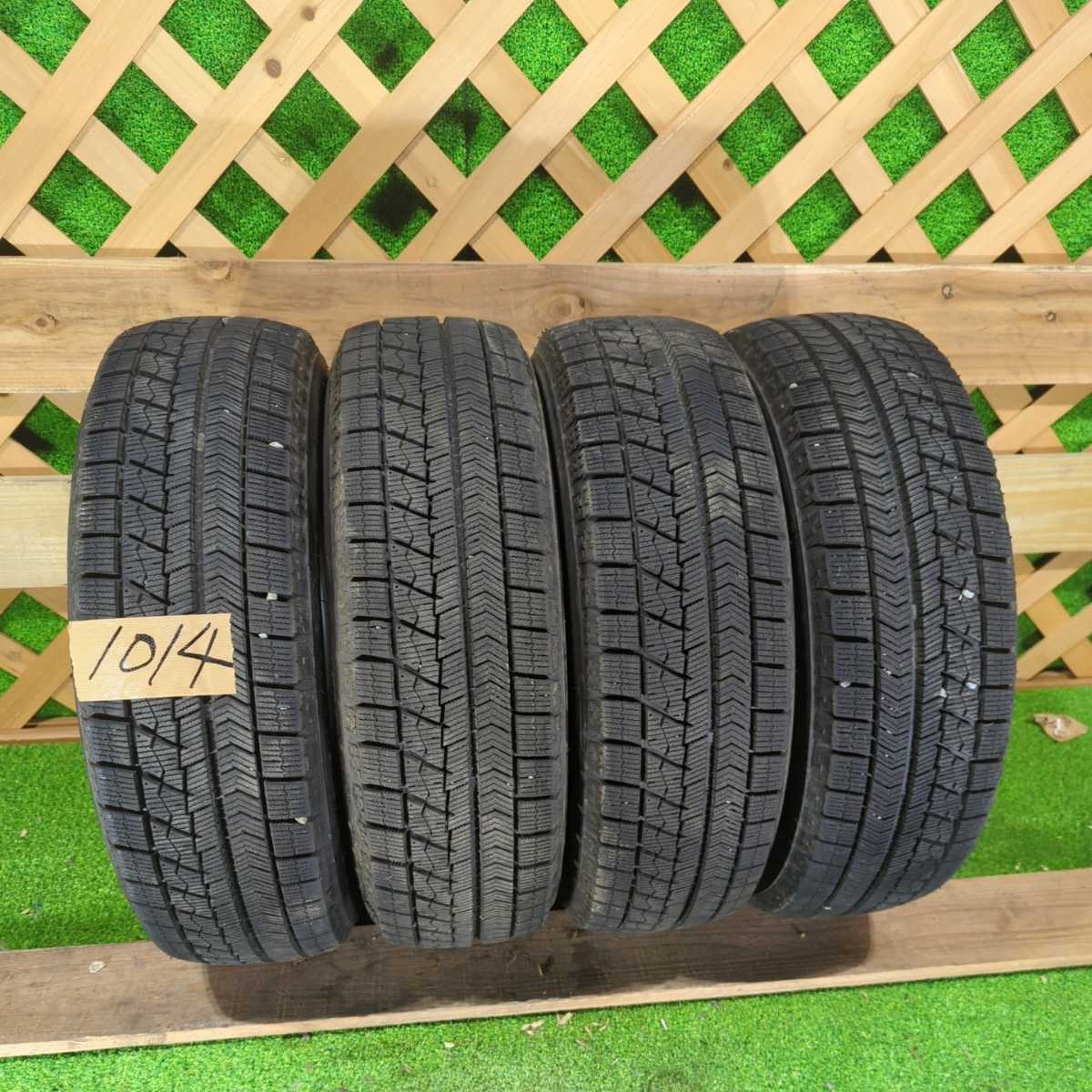 送料無料 1014 ブリジストン 155/65R13 バリ山 スタッドレス 8.5分山