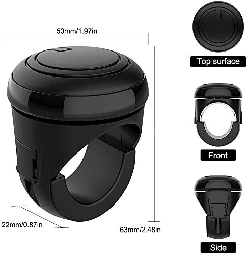 YFFSFDC ハンドルスピンナー スピンナーハンドル スピナー 車用 シリコン製 ベアリング 360度回転 ハンドル ノブ 補助工具不要_画像7