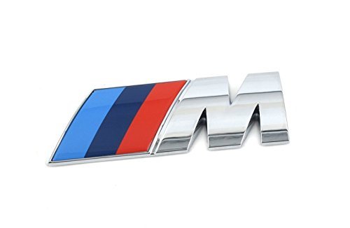 BMW純正 M フロントフェンダー エンブレム クローム 51148058881_画像1