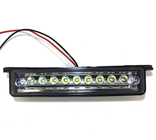 スズキ 用 9連 LED ライセンス ランプ ナンバー 灯 ユニット ホワイト ライト ジムニー JA11 JA12 JB23 等 移動用 カスタム テール リア_画像5