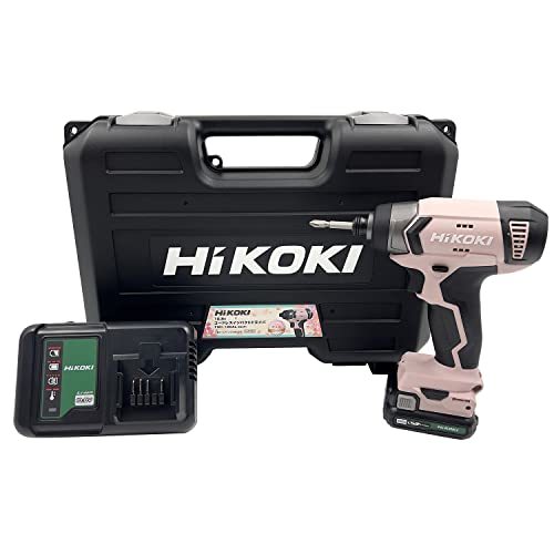 HiKOKI(ハイコーキ) 10.8V コードレスインパクトドライバ 台数限定生産 さくらカラー 1.5Ah バッテリ1本・充電器・ケース付のサムネイル