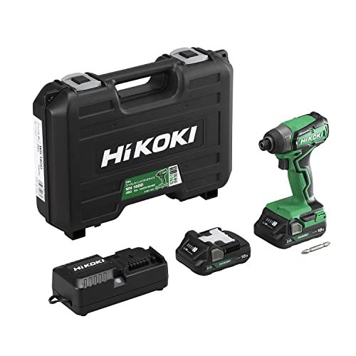 【Amazon.co.jp限定】HiKOKI(ハイコーキ) 18V 充電式 インパクトドライバー 初回修理保証付き 18V2.0A 2