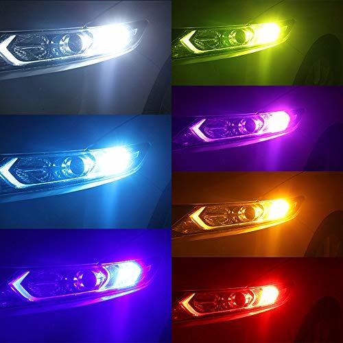 Futwod ポジションランプ T10 LED RGB RFリモコン スモール球 ライセンスランプ ナンバー灯 クリアランスランプ ルームランプ 車 バイク_画像5