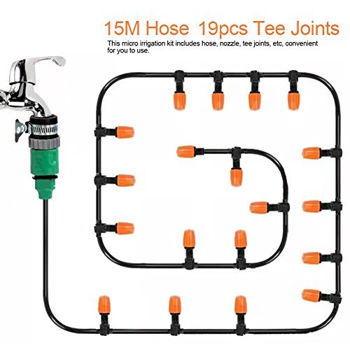 Yosoo 散水タイマー タカギ 散水 15m 噴霧ノズル 灌漑システム 灌漑キット ホースノズル噴霧ノズル 給水システム セット DIY_画像6