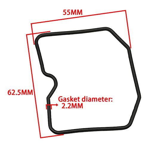 ゼファー400キャブレター修理シールキット、 に合う カワサキEL250 EN250 EN500 EX250 EX500 XL400_画像2
