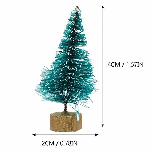VORCOOL クリスマスツリー ミニ 卓上 24本 小さい 4cm 装飾 置物_画像6