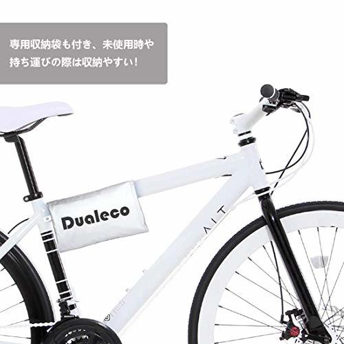 Dualeco 自転車カバー サイクルカバー 防水 厚手 丈夫 210D 撥水加工UVカット風飛び防止 収納袋付 破れにくい 29インチまで対応_画像7