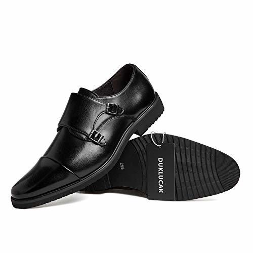 [DUKLUCAK] ビジネスシューズ メンズ 革靴 ウォーキング 防水高級レザー 黒 ブラック ブラウン 軽量 大きいサイズ 24cm～29?_画像2