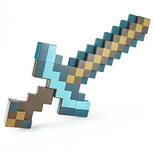 【Amazon.co.jp限定】 マインクラフト(MINECRAFT) 変形武器 ダイヤモンドの剣/ツルハシ【日本正規品】 【6歳~】_画像3