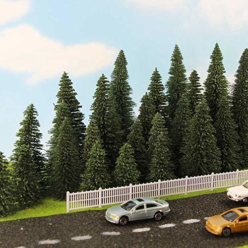 松の木モデル 樹木 モデルツリー ツリー模型 38本 HO OOゲージ用 5.2-12.6cm風景 箱庭 鉄道模型 建物模型 情景コレクション ジオラマ 教育_画像2