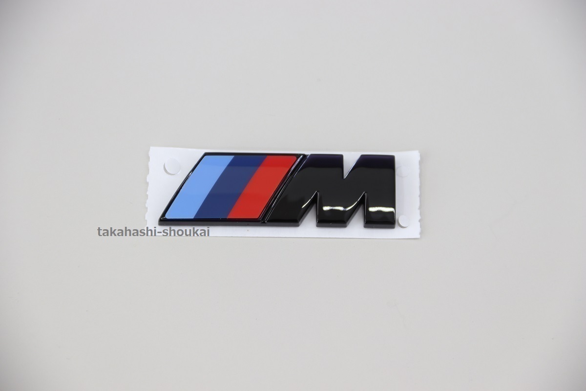 *BMW original side fender M emblem black 2 piece [4.5cm×1.5cm]4 series F32 F33 F36 420i 428i 430i 435i 440i M4(F82/F83)