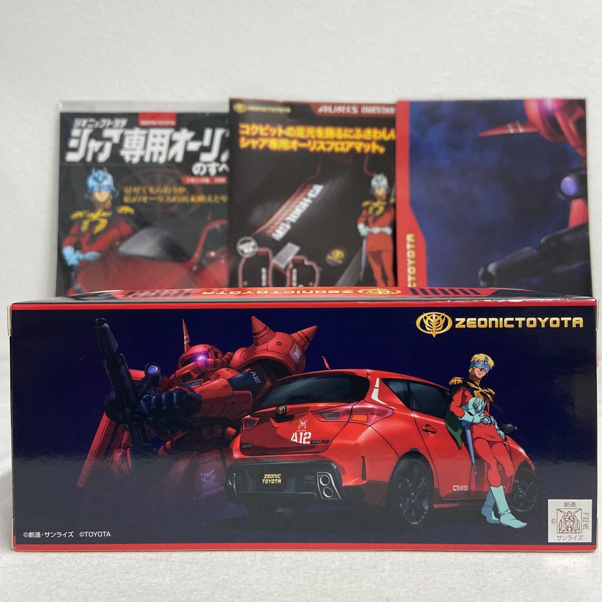 非売品 1/30 シャア専用オーリス カラーサンプル ミニカー モーターファン別冊ジオニックトヨタのすべて ポスター セット 機動戦士ガンダム_画像4