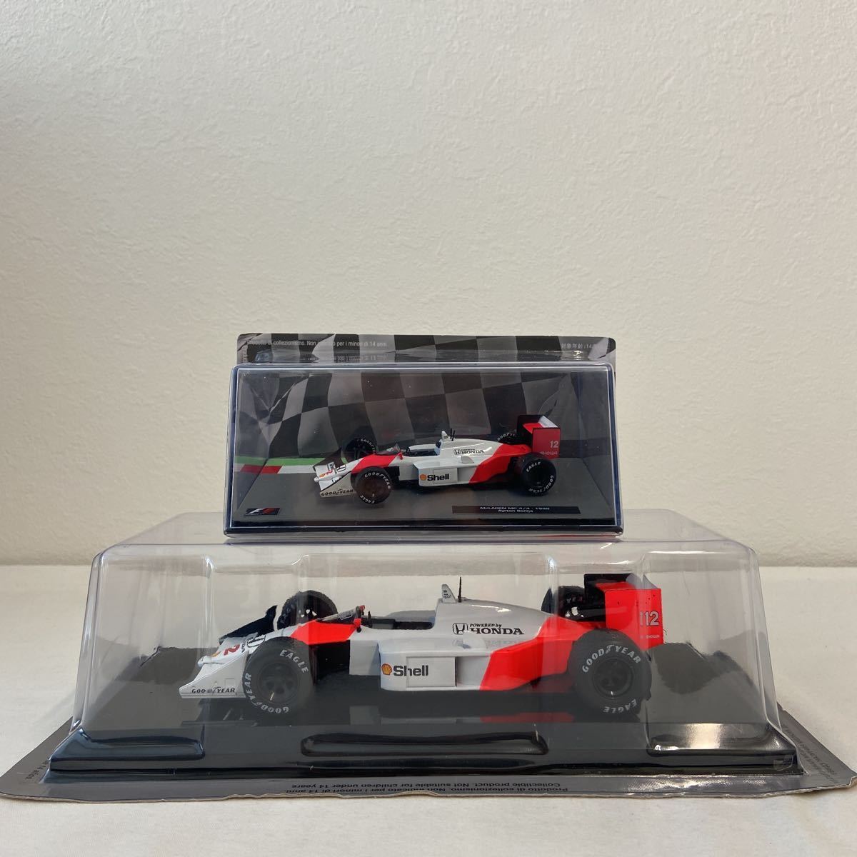 デアゴスティーニ F1マシンコレクション 1/24 & 1/43 セット McLaren MP4/4 アイルトン・セナ #12 1988年 GP マクラーレン ミニカー_画像1
