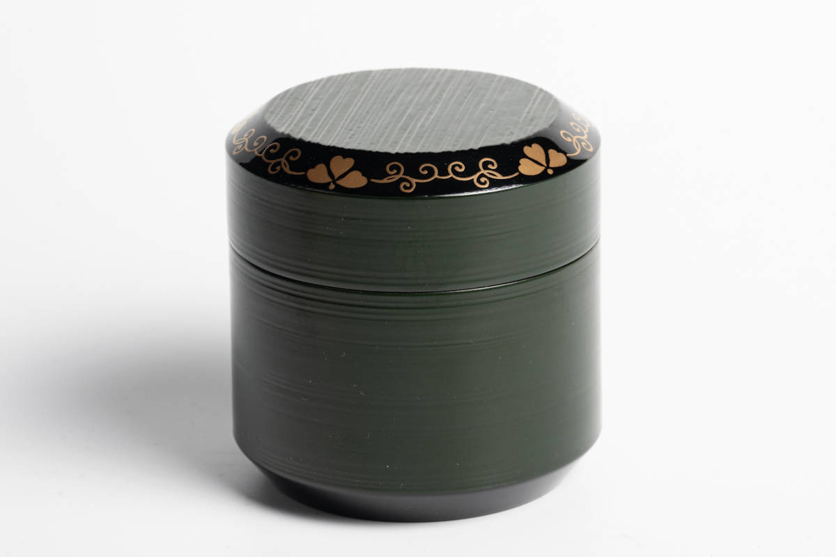 98%OFF!】 木具師 三代橋村萬象 誠人 吹雪 薄器 茶道具 棗 共箱 送料