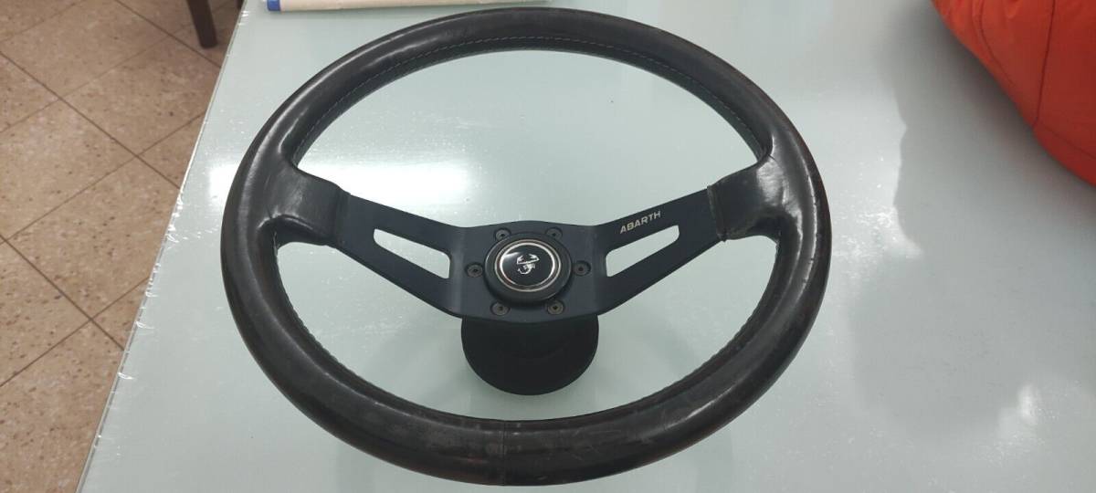  ultra rare Lancia 037 Lancia 037 Rally Fiat 131 abarth original steering wheel horn button attaching that time thing preservation condition excellent secondhand goods 