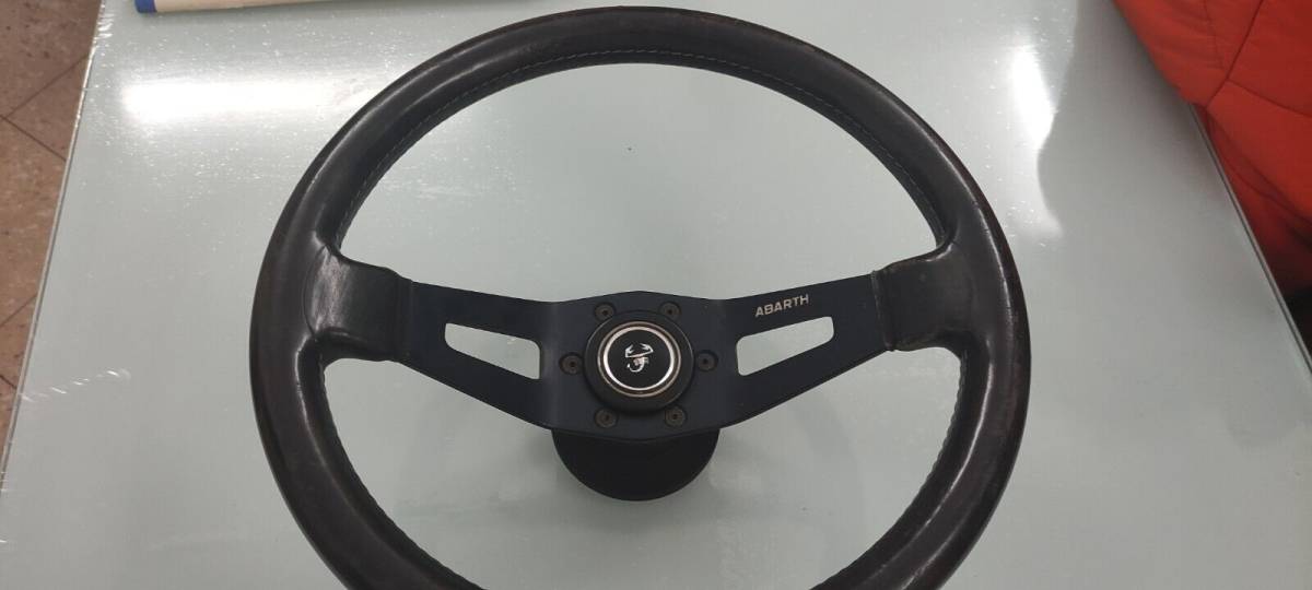  ultra rare Lancia 037 Lancia 037 Rally Fiat 131 abarth original steering wheel horn button attaching that time thing preservation condition excellent secondhand goods 