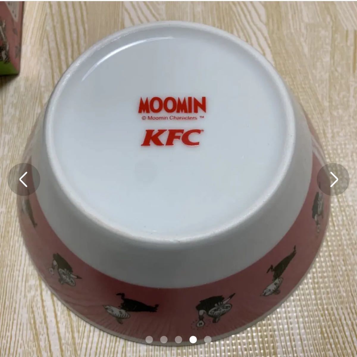 新品 MOOMIN  リトルミイ キャラクター　どんぶり　マルチボウル　食器 KFC  ケンタッキー   ピンク 非売品