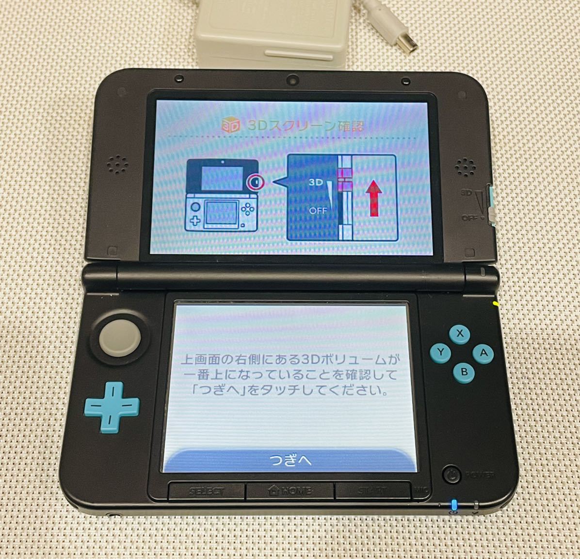 ニンテンドー3DSLLリミテッドパック ターコイズXブラック 本体 ニンテンドー3DSLLリミテッドパック ターコイズXブラック 本体