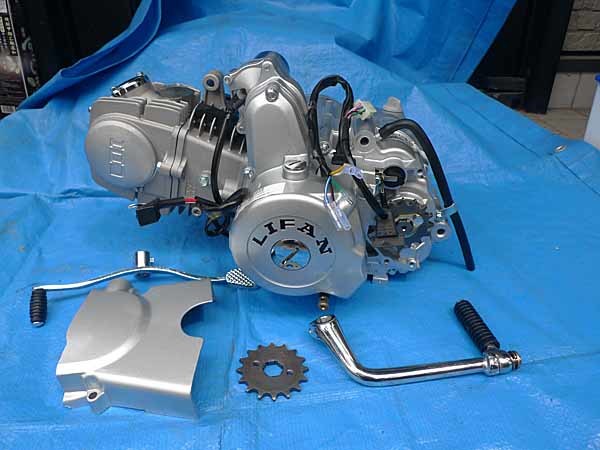 スーパーカブ対応 LIFAN製125ccエンジン 遠心クラッチ C50 AA01 HA02 カブ90 Lifan社製125ccエンジン用セル(電動)モーターチェーン MINIMOTO(ミニモト)