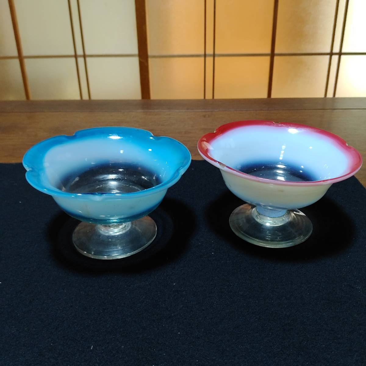 若者の大愛商品 初荷品明治期大正期ウランガラス氷コップ アイス