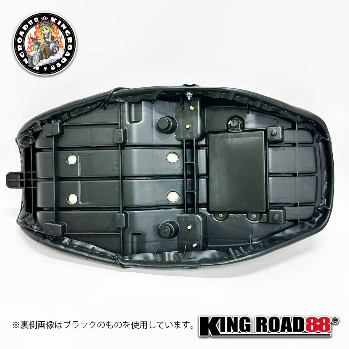 カワサキ ゼファー400 Ⅱ型後期 / ZR400Cタックロールシートあんこ抜き-