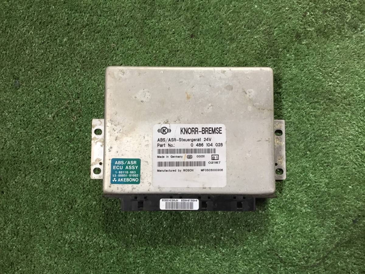 180110663 ギガ フォワード ABS/ASR コントロール ユニット C2 221110 即日発送可 ヤフオク イスズ KNORR AKEBONO_画像1