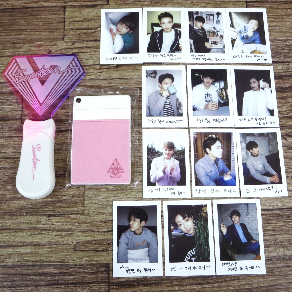 品揃え豊富で seventeen carat 1期 入会特典 トレカ ペンライト