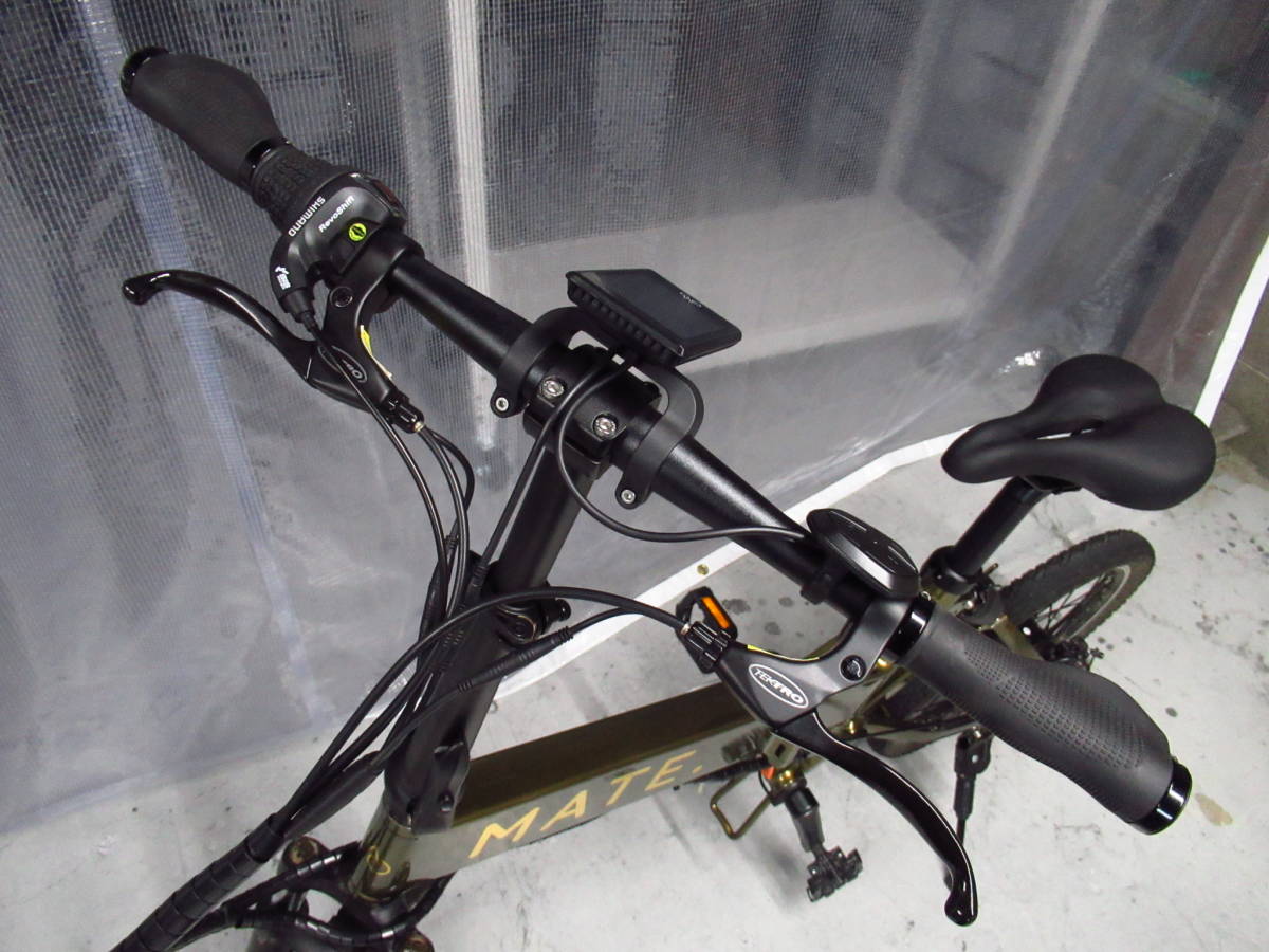MATE メイト CITY Golden Olive 折りたたみ 電動アシスト自転車 20