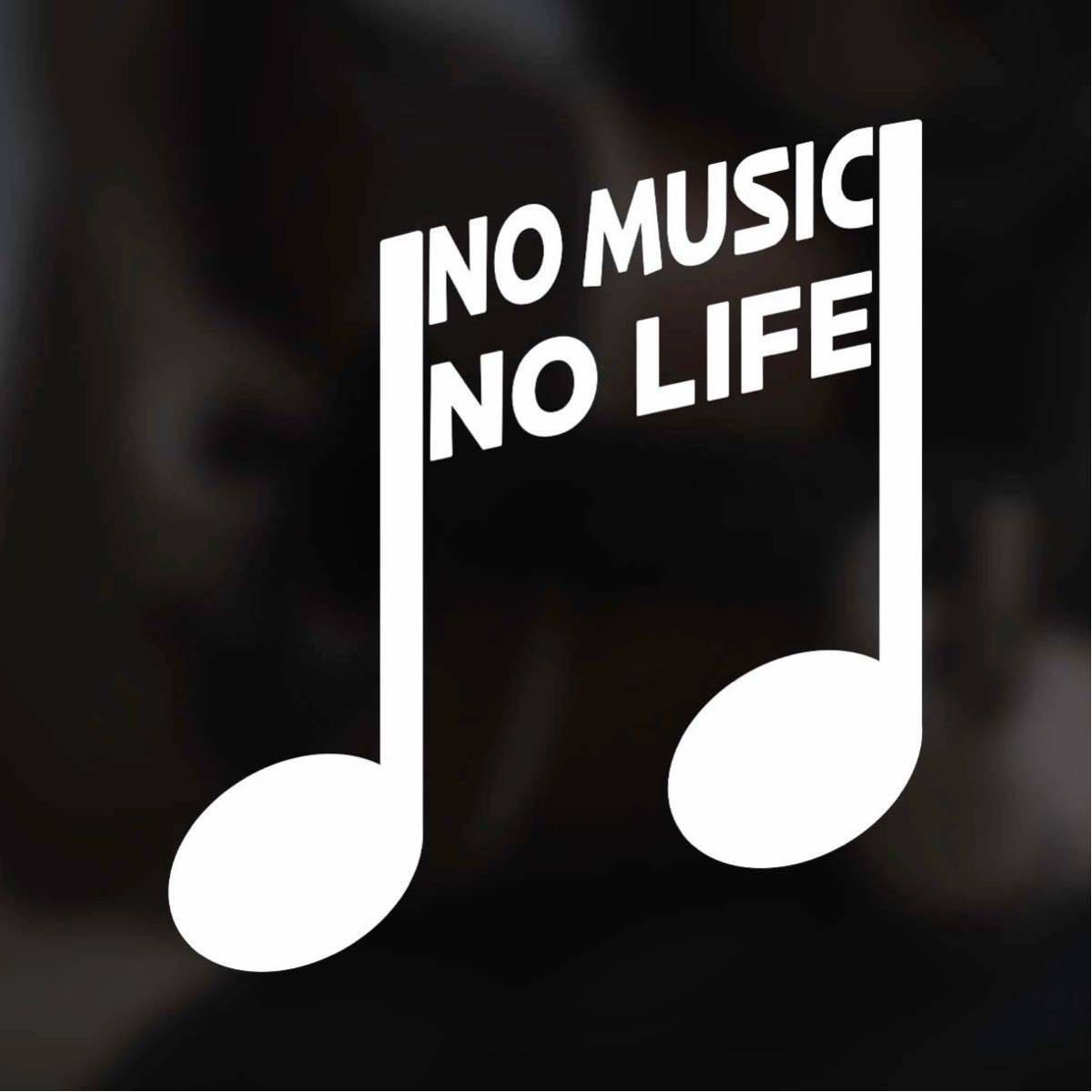 [ разрезные наклейки ] звук . дизайн. no- музыка no- жизнь музыка нравится . музыка звук . музыка музыкант no- жизнь 