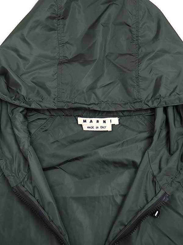 MARNI マルニ 20SS ドローストリングナイロンポケットジャケット カーキ サイズ:46 メンズ_画像3