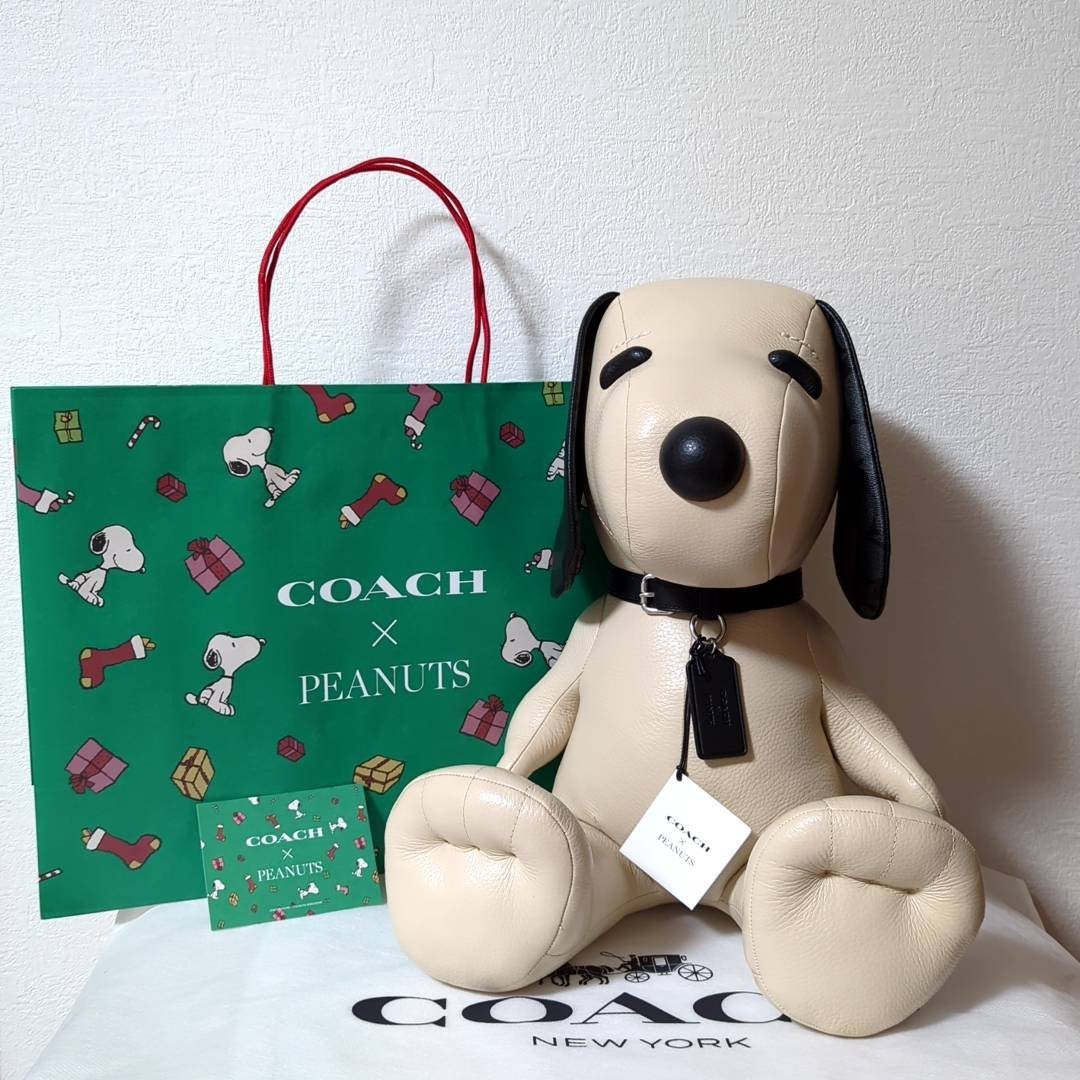 COACH PEANUTS コラボ スヌーピー ドール ぬいぐるみ コーチ