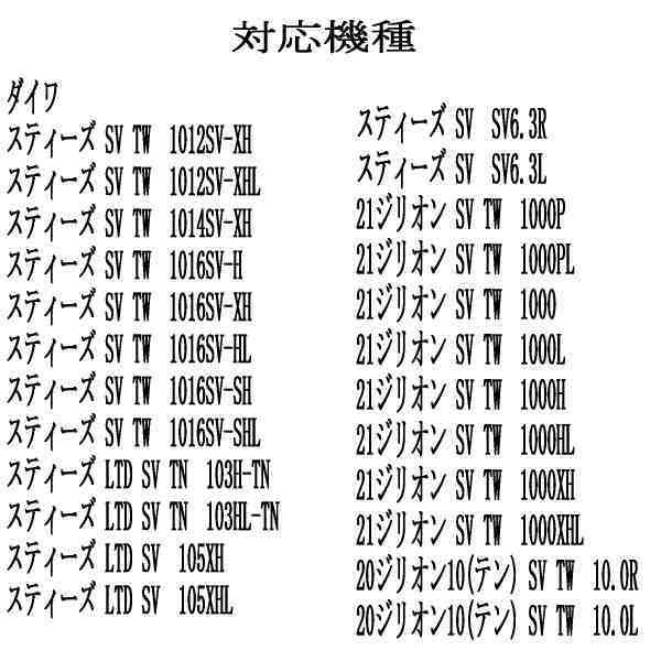 セラミックベアリングHX (10-3-4&10-3-4) ダイワ　スティーズ SV TW　1016SV-SH_画像5