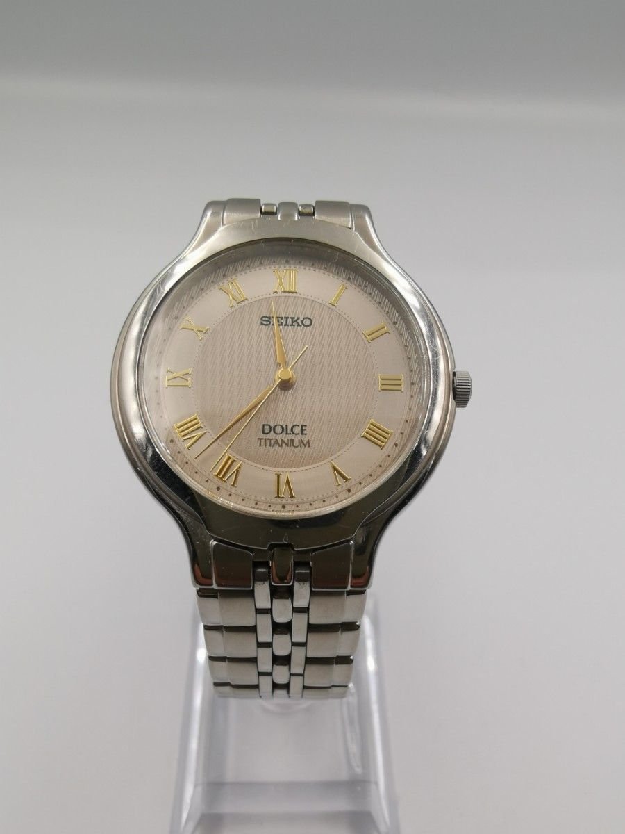 SEIKO DOLCE セイコー ドルチェ メンズ腕時計 チタニウム 8J41 SEIKO DOLCE セイコー ドルチェ メンズ腕時計 チタニウム 8J41