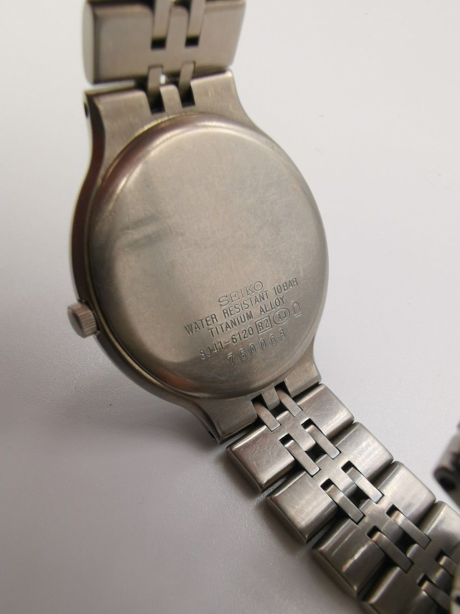 SEIKO DOLCE セイコー ドルチェ メンズ腕時計 チタニウム 8J41 SEIKO DOLCE セイコー ドルチェ メンズ腕時計 チタニウム 8J41