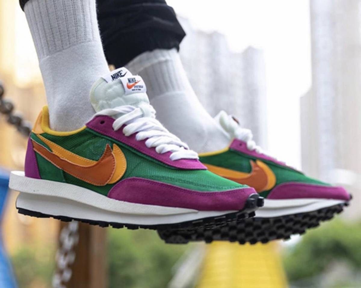 納品書付き sacai x NIKE LD WAFFLE PINE GREEN | labiela.com