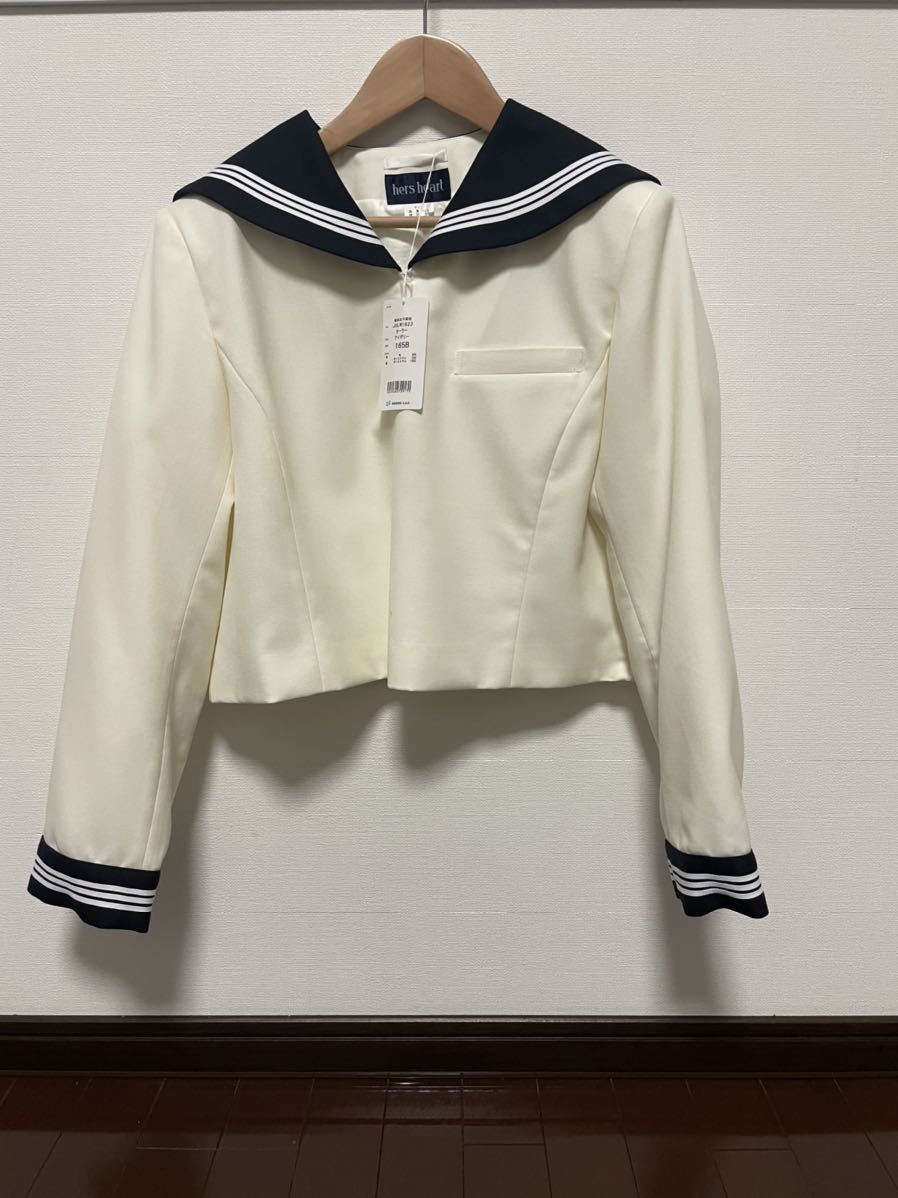 博多女子高校制服 冬セーラー服 未使用品 165B 大きめサイズ 橋本環奈の画像2
