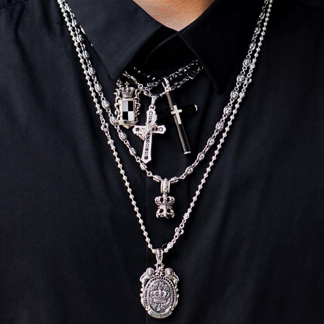  regular price 3.2 ten thousand *Justin Davis( Justin Davis ) Crown * Stone necklace [CROWNLET pendant ]SPJ565( clear )