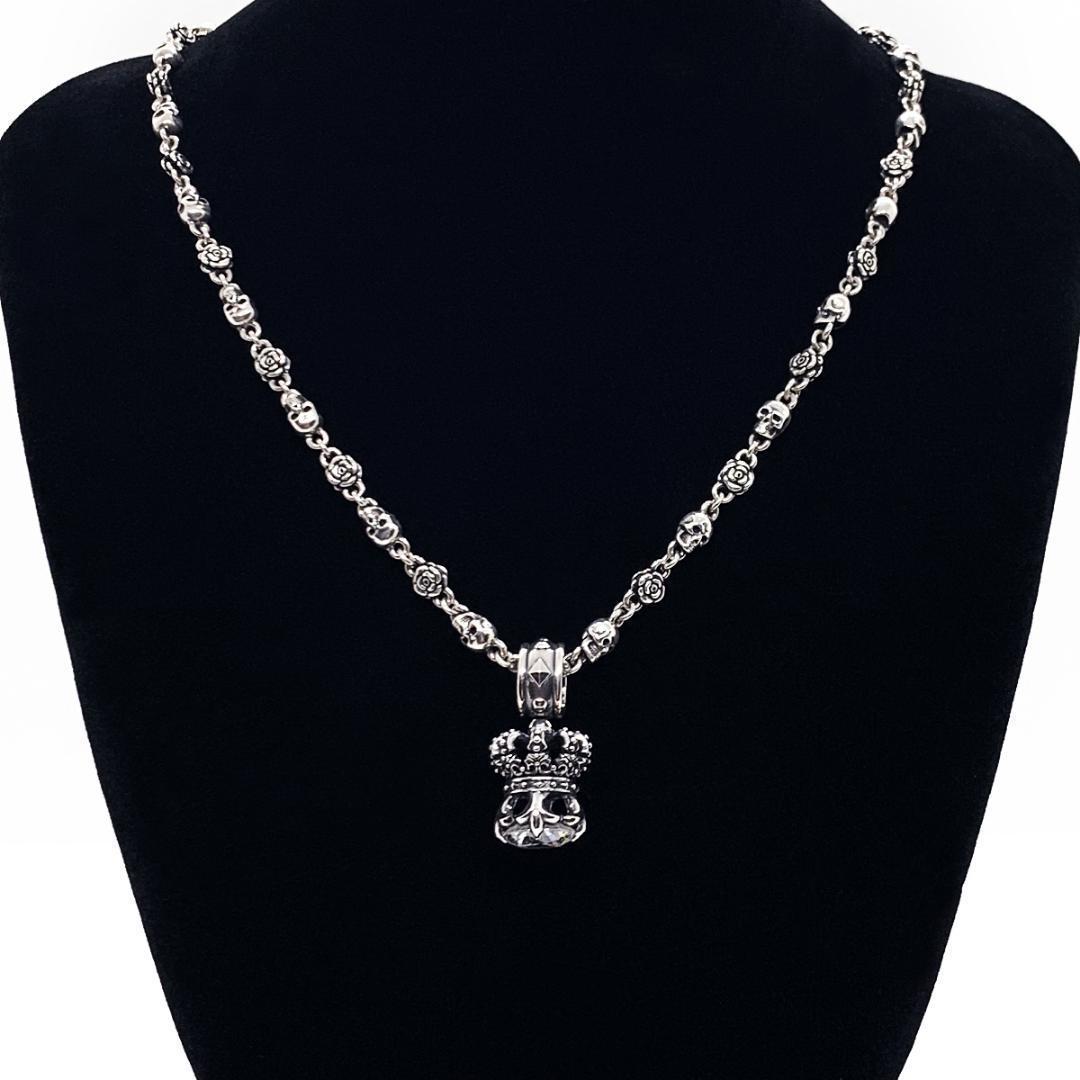  regular price 3.2 ten thousand *Justin Davis( Justin Davis ) Crown * Stone necklace [CROWNLET pendant ]SPJ565( clear )