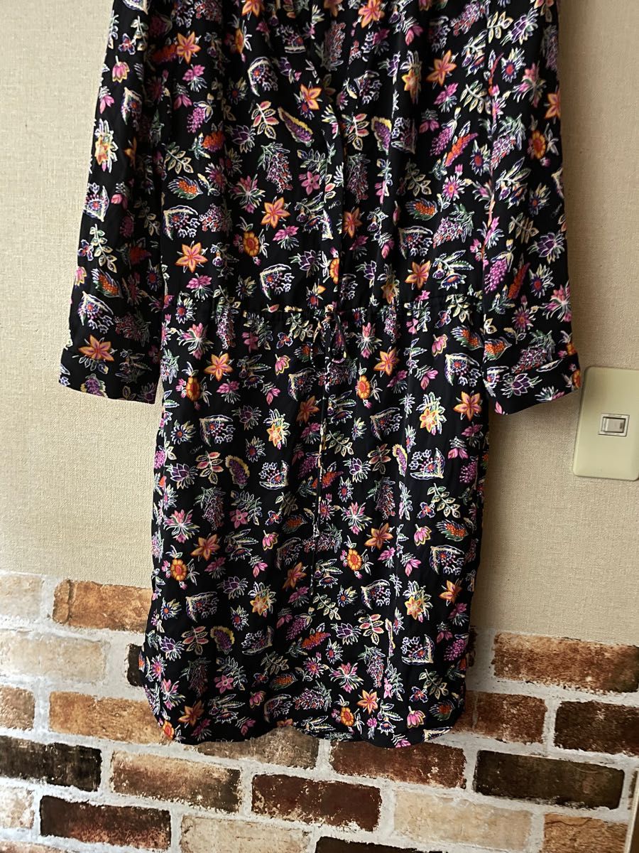 DVF 花柄シルクワンピース