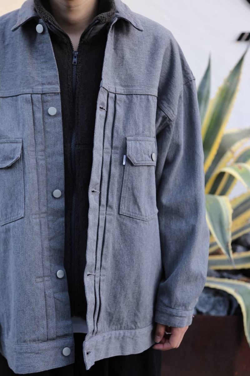 国内外の人気 Graphpaper Colorfast Denim Blouson 男性用 国内外の人気 Graphpaper Colorfast Denim Blouson 男性用