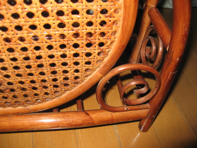 * Vintage * rattan made magazine rack magazine book@ adjustment * beautiful goods 