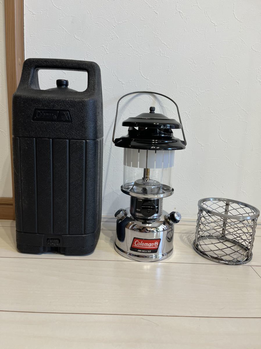 コールマン288 DELUXE (Coleman TWO MANTLE ランタン 銀メッキ 激レア) スポーツ、レジャー キャンプ、アウトドア用品 ランタン