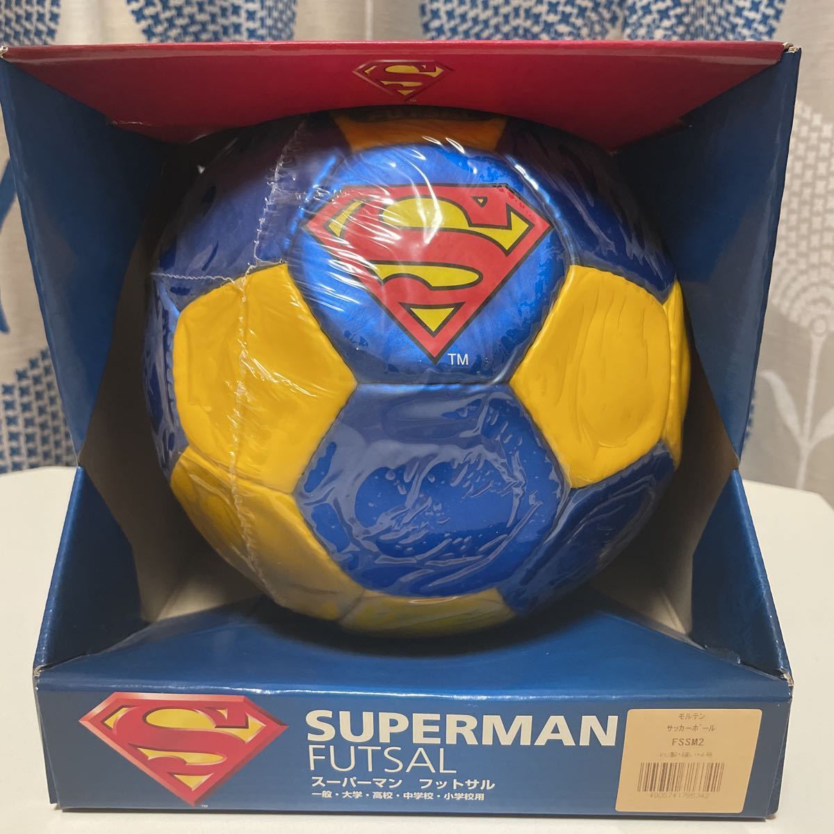 ★新品未使用★ SUPERMAN FUTSAL ボール サッカーボール モルテン_画像1