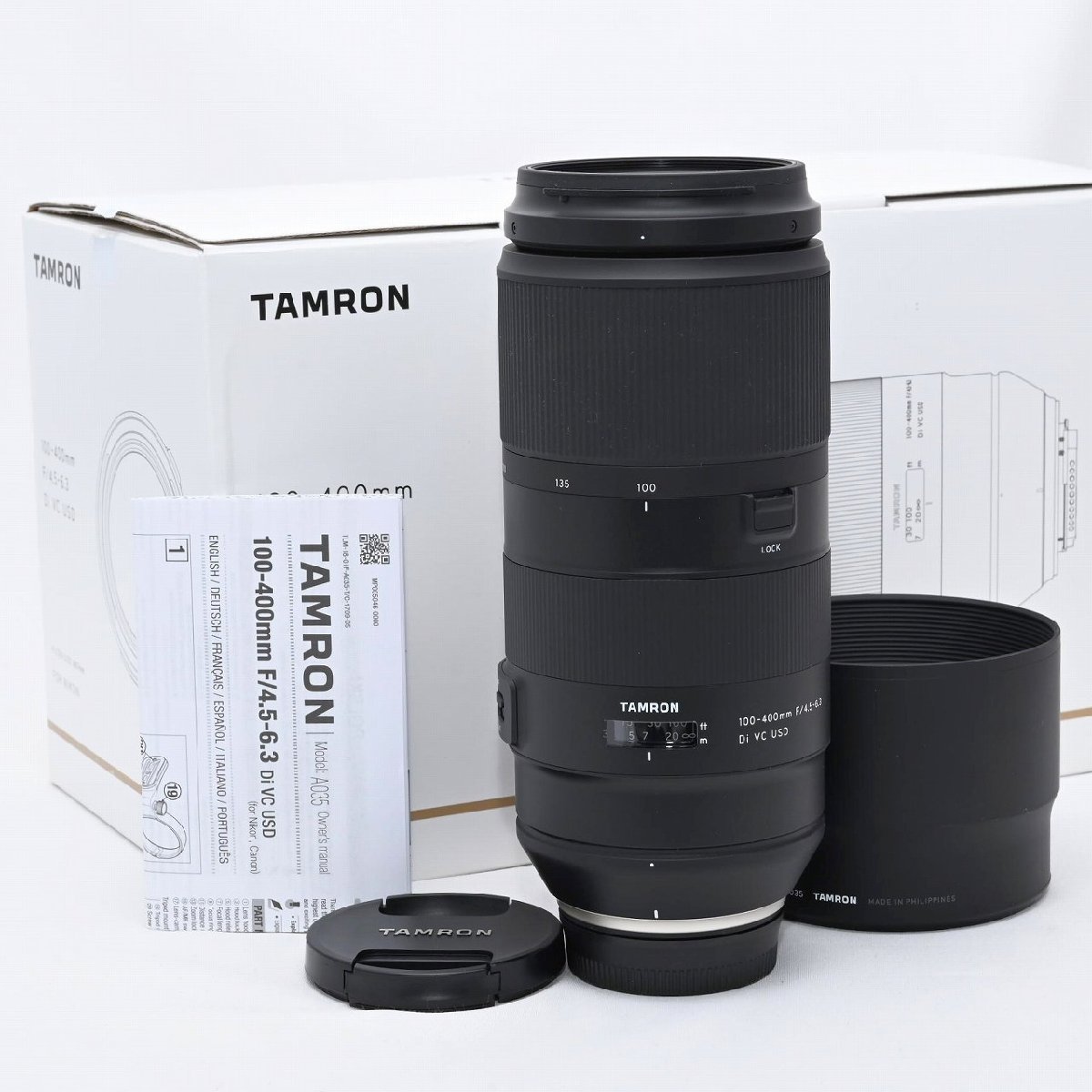 Tamron 100-400mm F4.5-6.3 VC USD A035N-