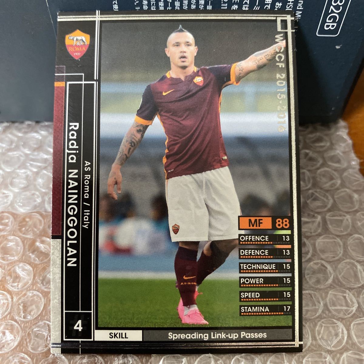 ◆WCCF 2015-2016 ラジャ・ナインゴラン Radja NAINGGOLAN AS Roma◆_画像1